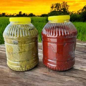 Domates Salçası 5 kg + Salamura Yaprak 5'lik Bidon