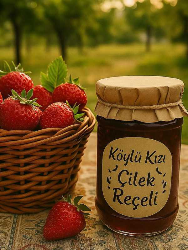 Ev Yapımı Çilek Reçeli 450 ml