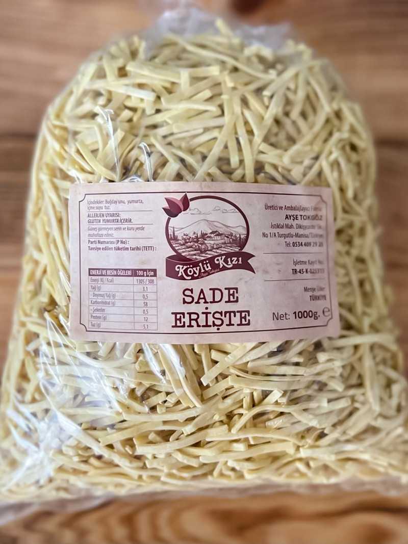 Sade Erişte 1 Kg.
