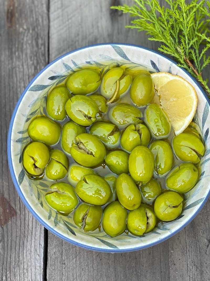Yeşil Kırma Zeytin 2 kg