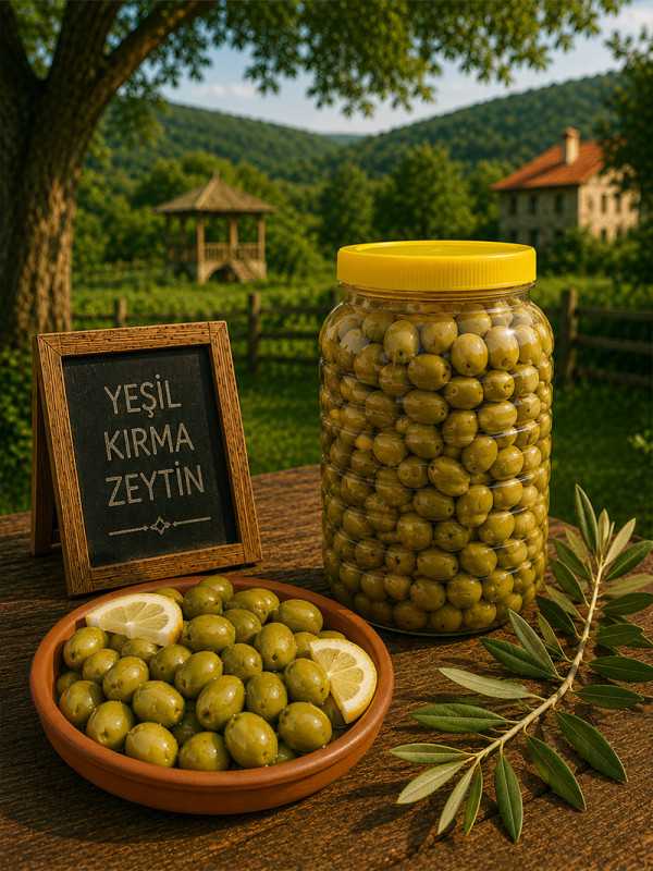 Yeşil Kırma Zeytin 2 kg
